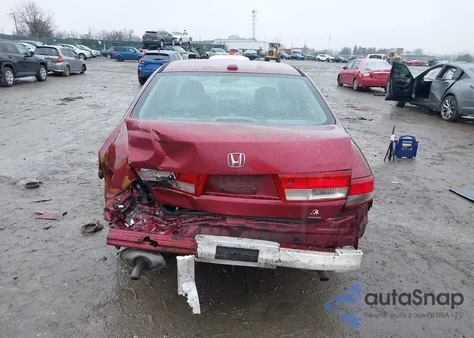 2004 Honda Accord 3.0 Ex из США, поврежденный, VIN 1HGCM66554A010855